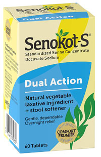 Senokot-S Dual Action Stool Softener