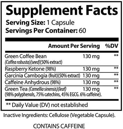 Fulman Labs Puralean Detox Pills Supplement Facts