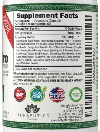 IntestinePro Supplement Facts