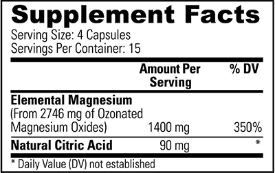 Oxy Powder Supplement Facts